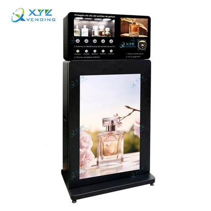 XYZ Commercial Street Perfume Vending Machine Fully Automatic Freestanding Cologne Perfume Spraying Vending Machine